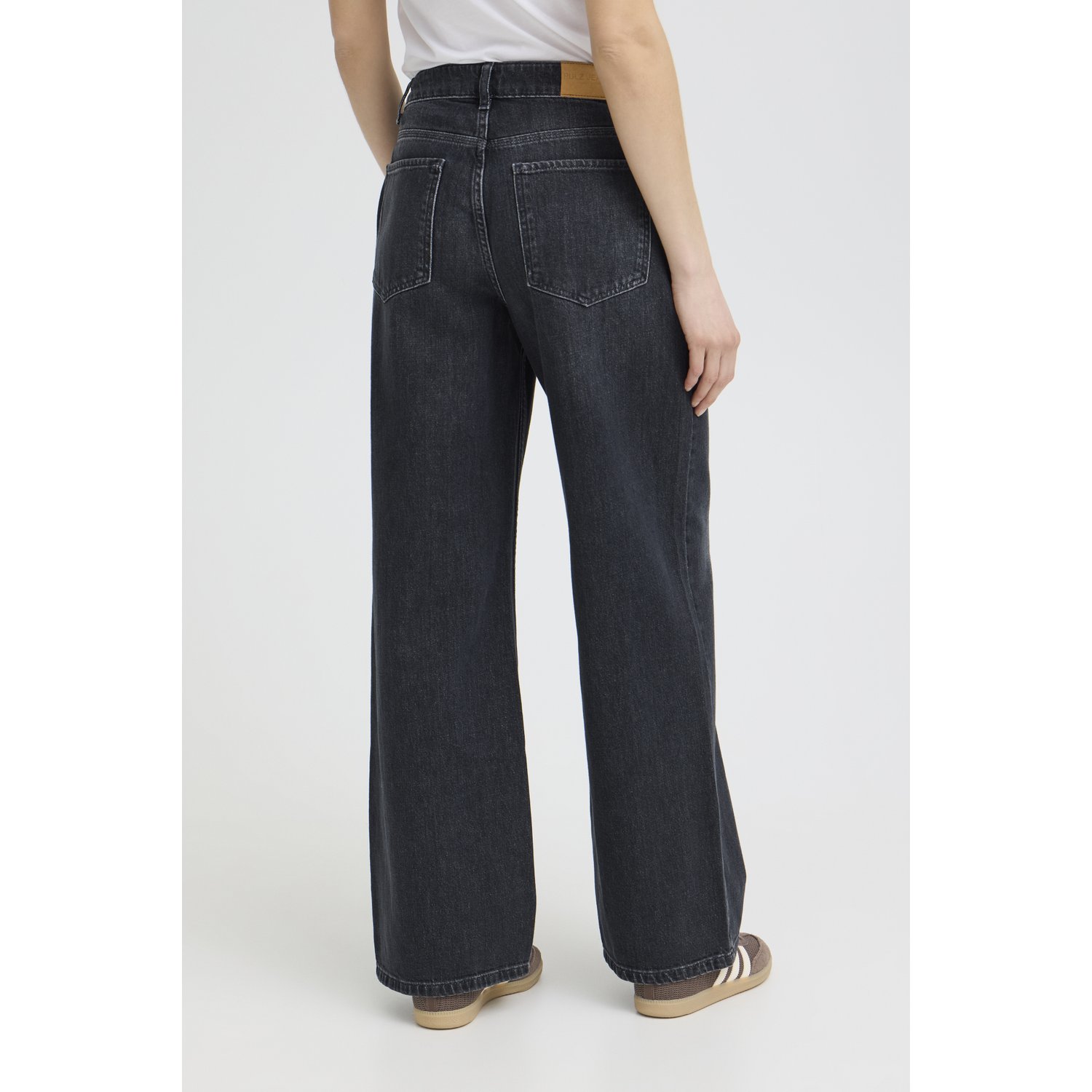Pulz PZVega UHW Jeans Wide Leg Grey Blue - Afbeelding 2