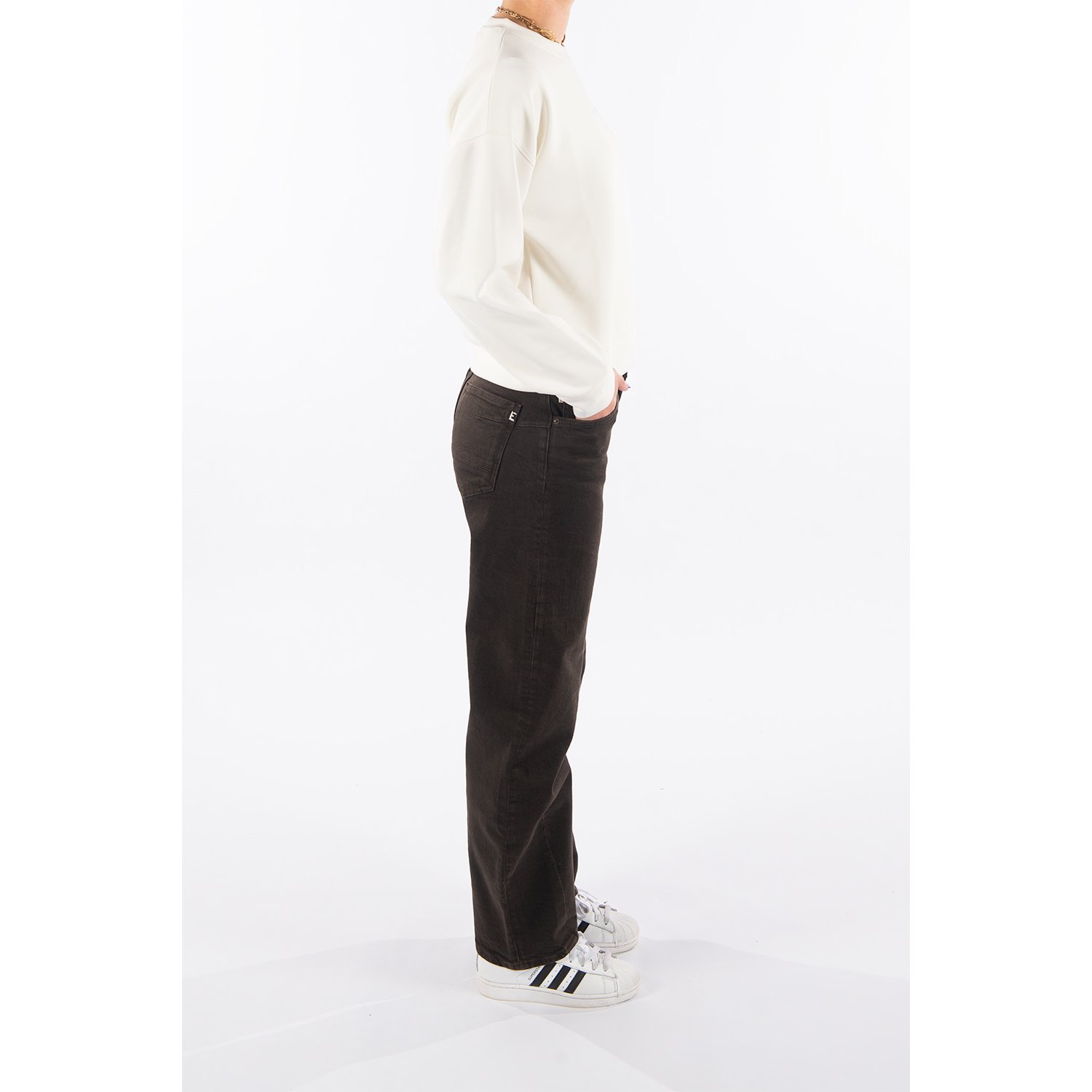 Etiquett Smarty Barrel Jeans Reboot Bruin - Afbeelding 4