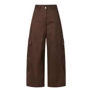 YAS Carine MW Cargo Pant - D2D Chocolate Brown