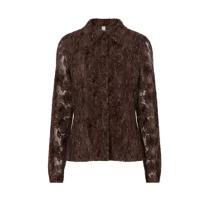 YAS YASAlmima LS Blouse Coffee Bean