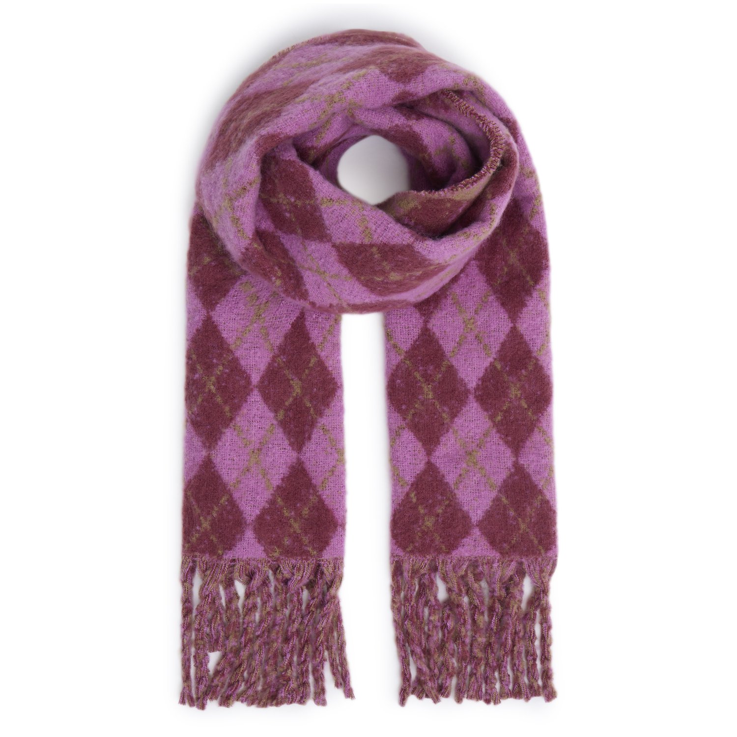 ICHI IHDahlia Scarf Rhododendron