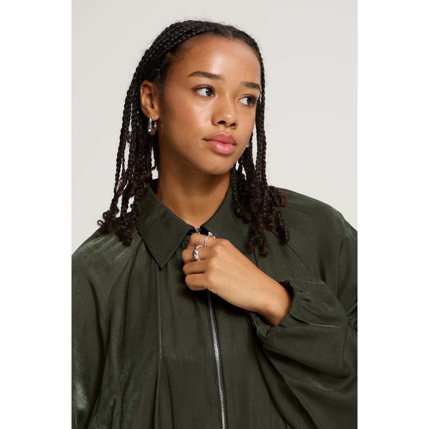 ICHI IHEinya Casual Jacket Forest Night - Afbeelding 3