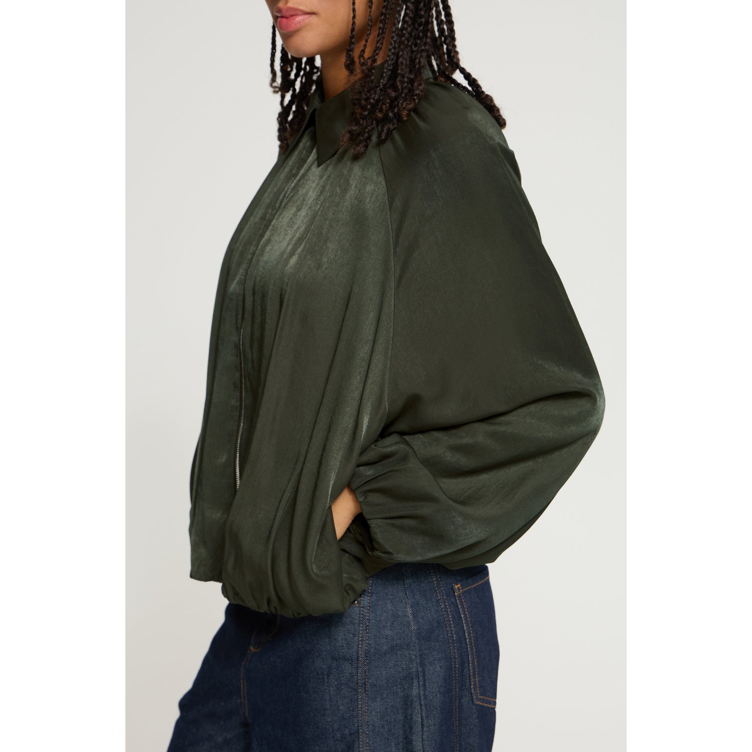 ICHI IHEinya Casual Jacket Forest Night - Afbeelding 4