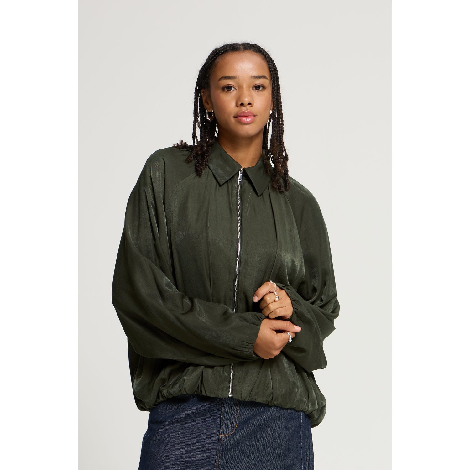 ICHI IHEinya Casual Jacket Forest Night