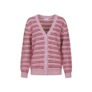 Fluresk Benji Cardigan Rosy Brown/Khaki