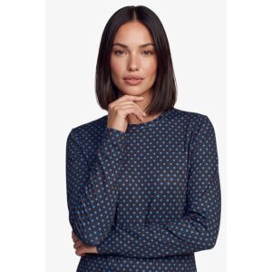 Fluresk Eden Dot Top Dark Chocolate Celestial Blue