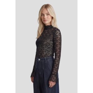 Fluresk Leena Kanten Top Black