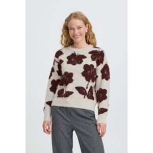 B.young BYManda Pullover Fudge Flower-Red