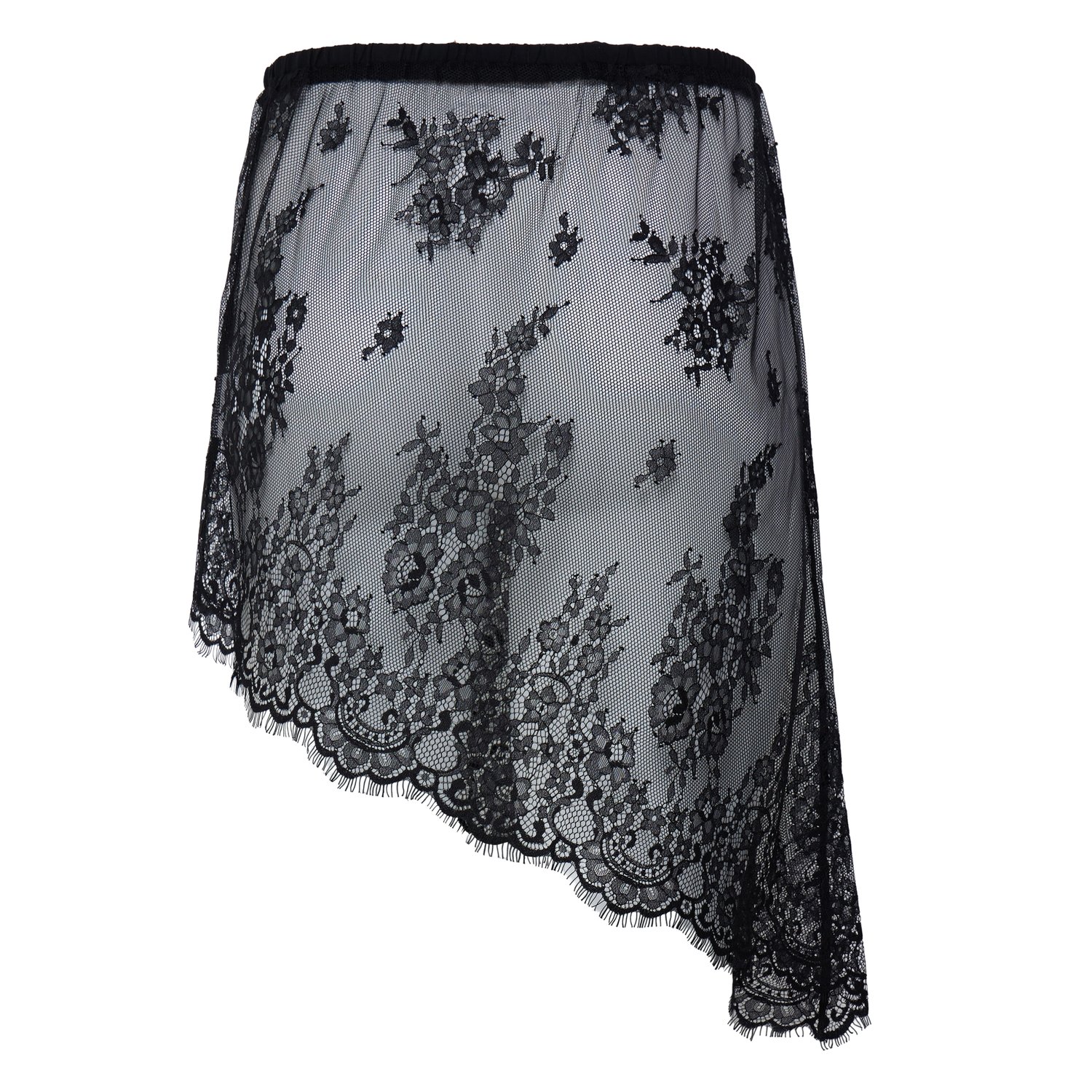 Pulz PZFenja Lace Skirt Black Beauty - Afbeelding 4