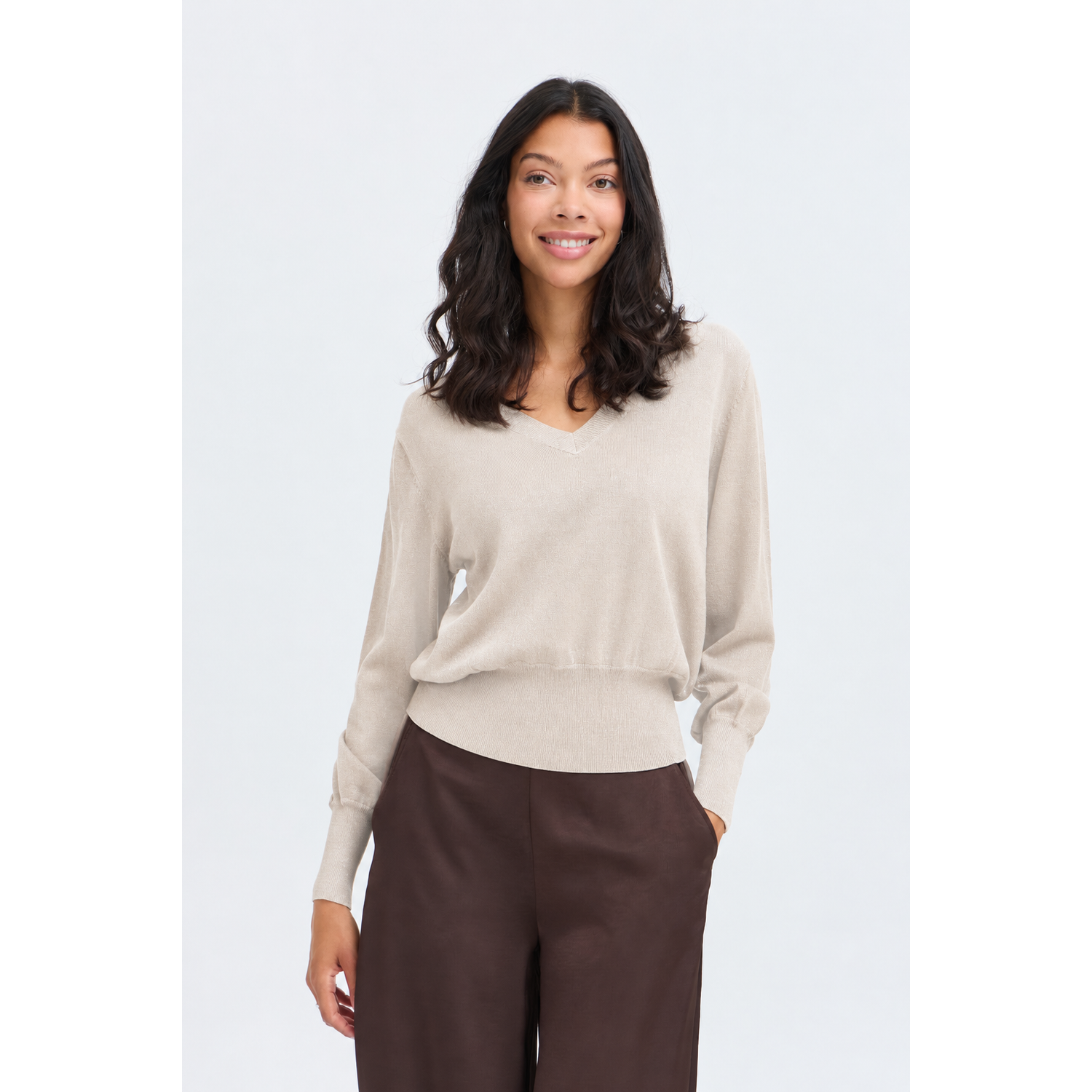 B.young BYMobbe V Jumper Oatmeal